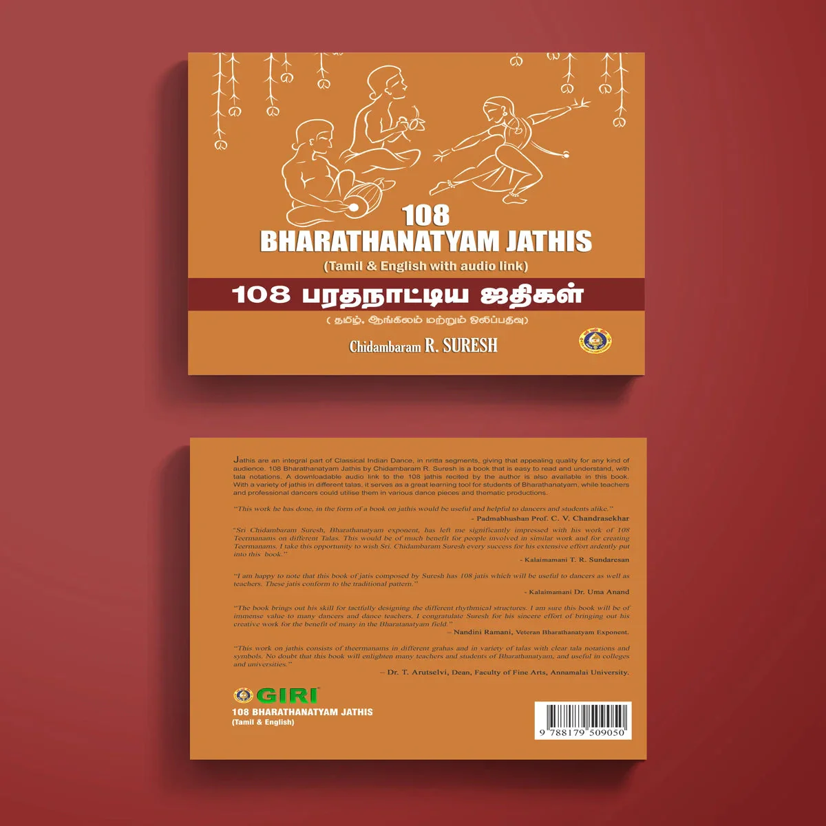 108 Bharathanatyam Jathis - Tamil & English | Chidambaram R. Suresh/ Dance Book - Image 2