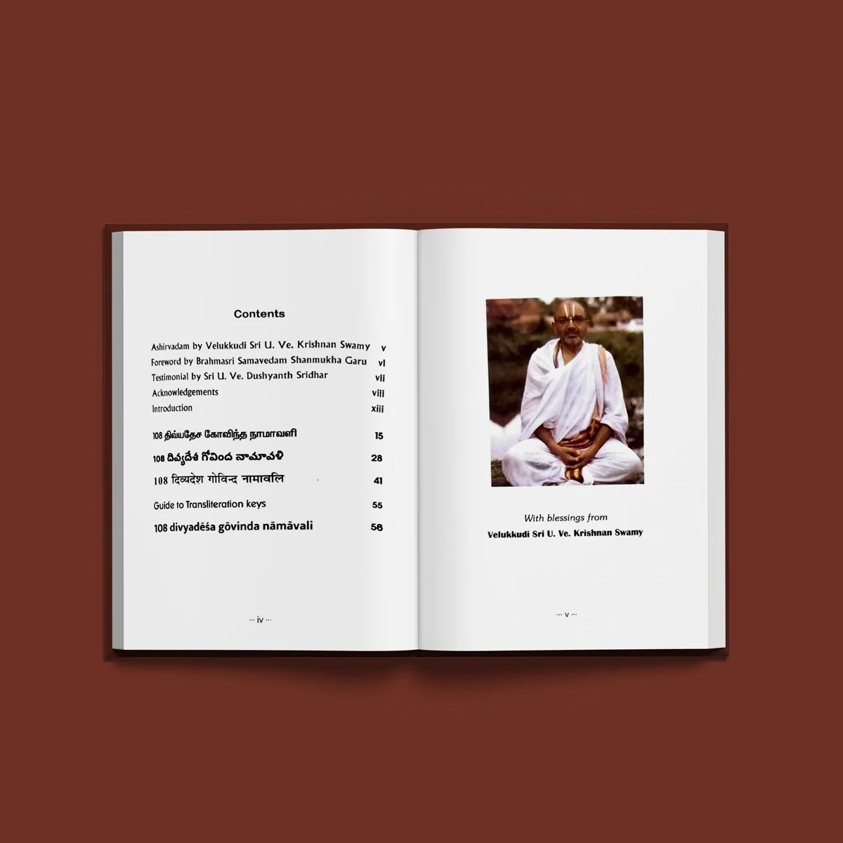 108 Divyadesha Govinda Namavali - Tamil -Telugu -Sanskrit -English | Holy Hymns Book/ Govinda Chant for Prayer - Image 4