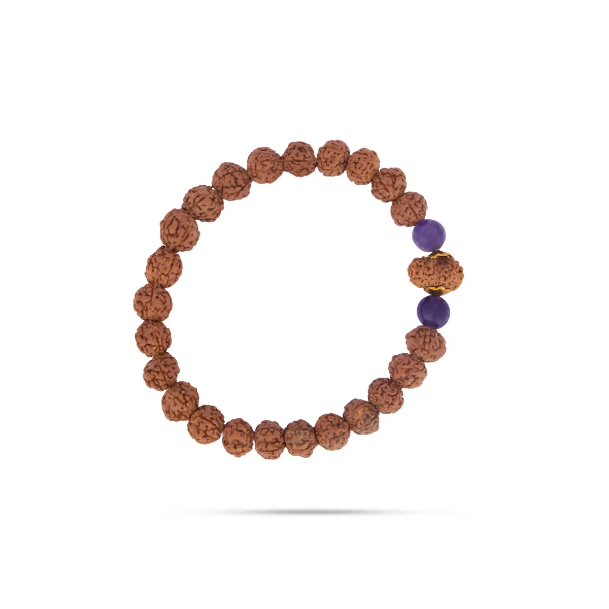 14 Face Rudraksha Bracelet | 14 Mukhi Ruthratcham Bracelet/ Rudraksh Hand Band For Spiritual Wear - Image 2