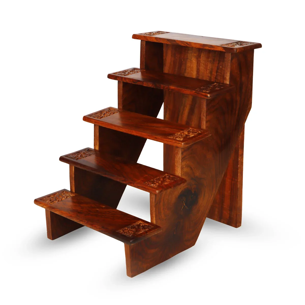5 Steps Golu Padi - 11.5 x 8.5 Inches | Wooden Golu Stand for Navratri - Image 4