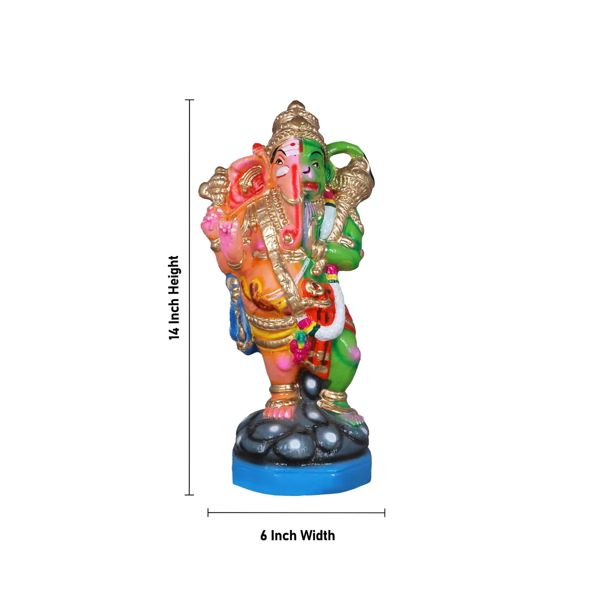 Aadyanta Prabhu Clay Golu Bommai - 14 Inches | Giri Golu Doll/ Navaratri Golu Bomma/Gombe/Bommai - Image 5
