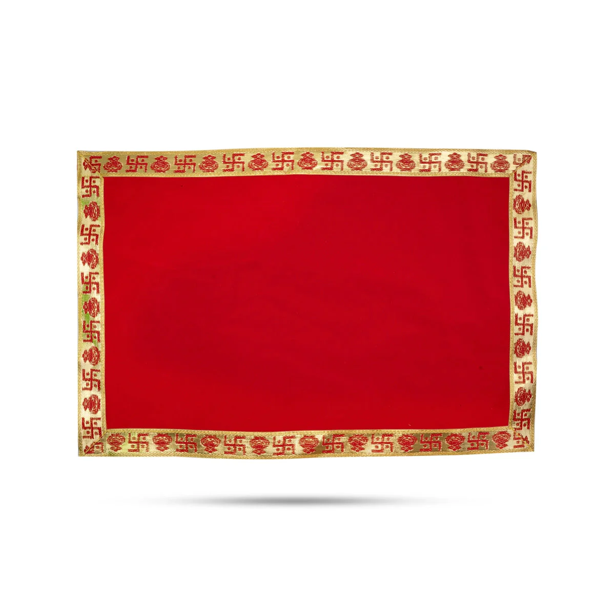 Aasan - 13 x 20 Inches | Velvet Pooja aasan/ Aasan for Deity - Image 3