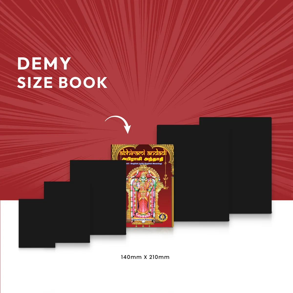 Abhirami Andadi - Tamil - English (with English Meaning) | by Saundarya Rajesh/ Stotra Book - Image 5