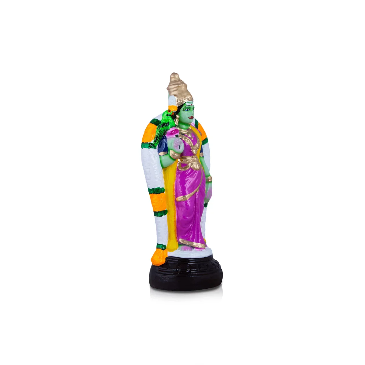Abhirami Clay Golu Bommai - 10 x 6 Inches | Giri Golu Doll/ Navaratri Golu Bomma/Gombe/Bommai - Image 2