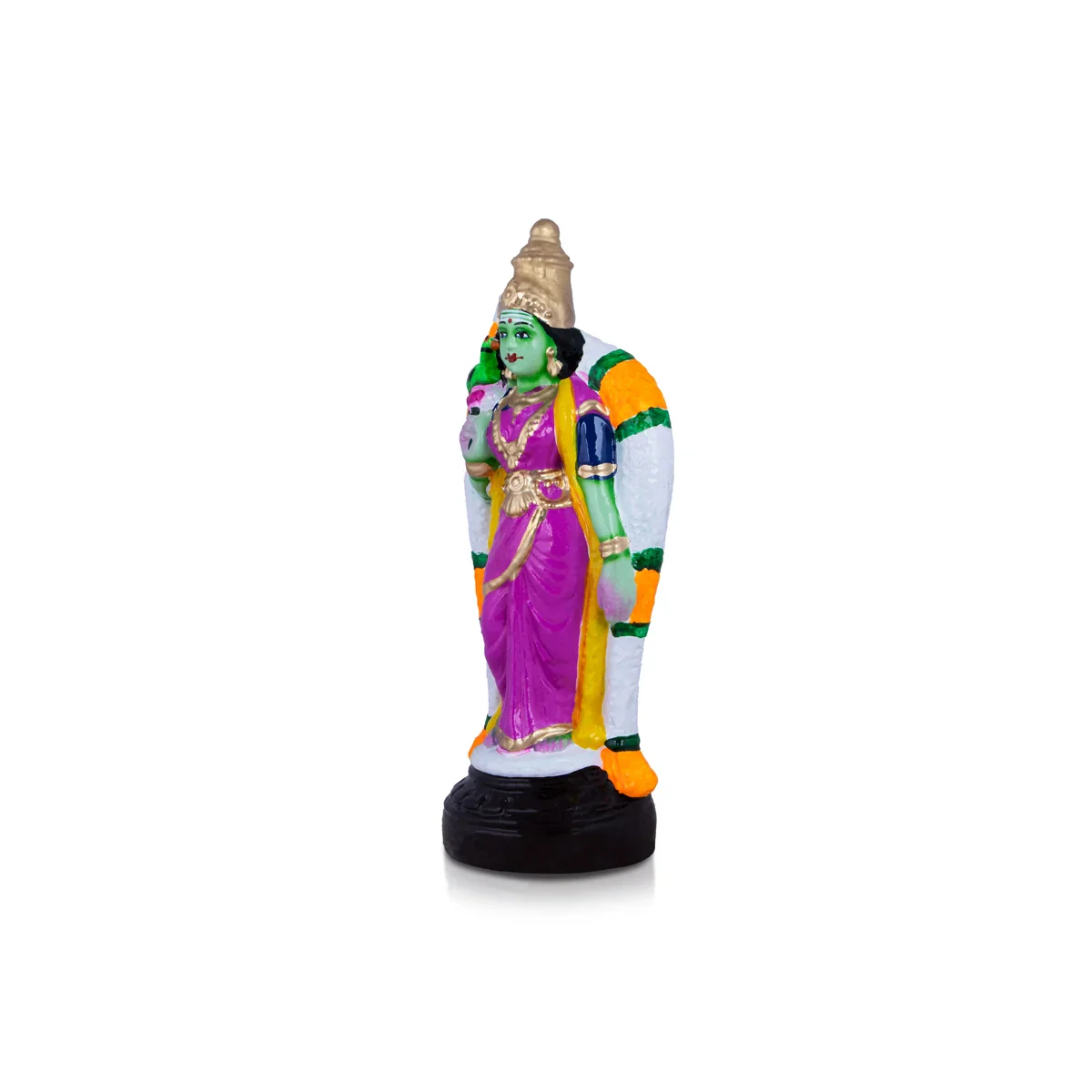 Abhirami Clay Golu Bommai - 10 x 6 Inches | Giri Golu Doll/ Navaratri Golu Bomma/Gombe/Bommai - Image 3
