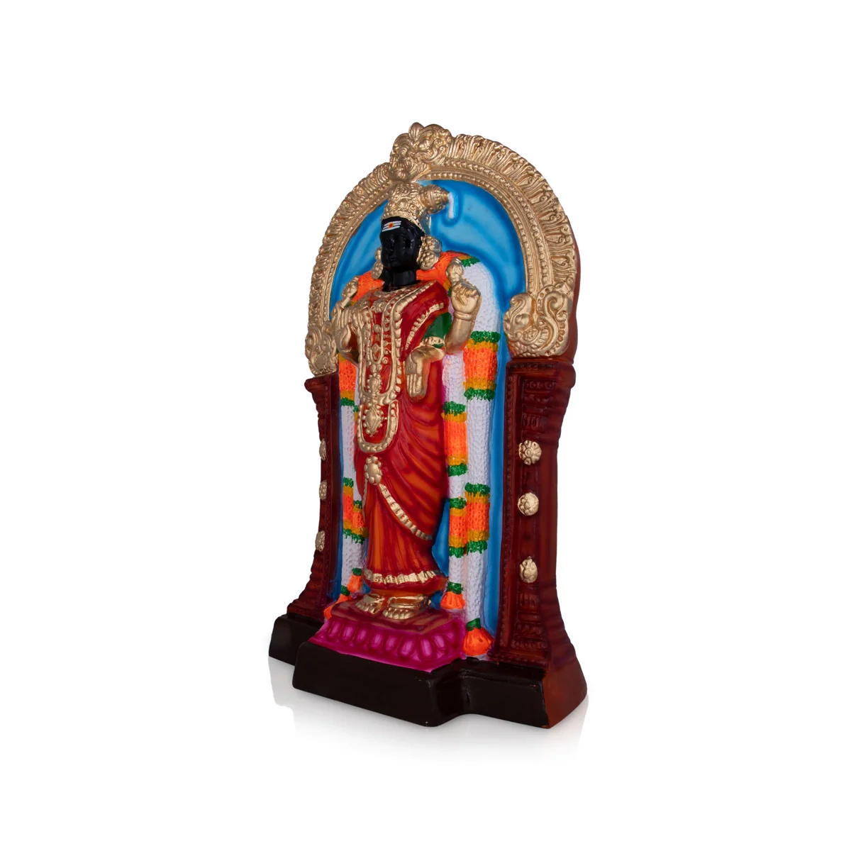 Abhirami Paper Mache Golu Bommai - 21 x 11 Inches | Giri Golu Doll/ Navaratri Golu Bomma/ Gombe/ Bommai - Image 4
