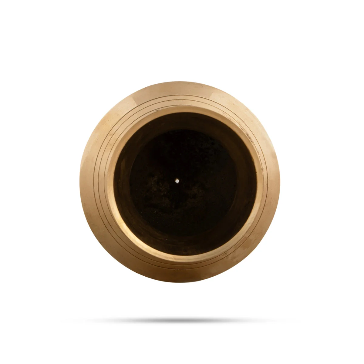 Abhishek Lota - 2.5 x 2.5 Inches | Shivling Lota/ Brass Abhishek Pot/ Brass Lota for Shivling Pooja - Image 2