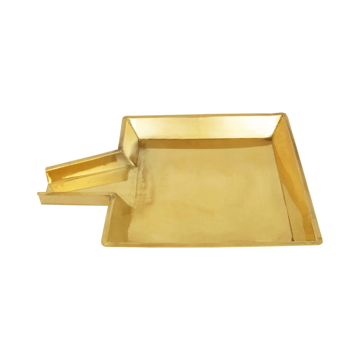 Abhisheka Patra - 1.5 x 11 x 8.5 Inches | Square Shape Abhishek Patra/ Brass Abhisheka Plate for Pooja - Image 2