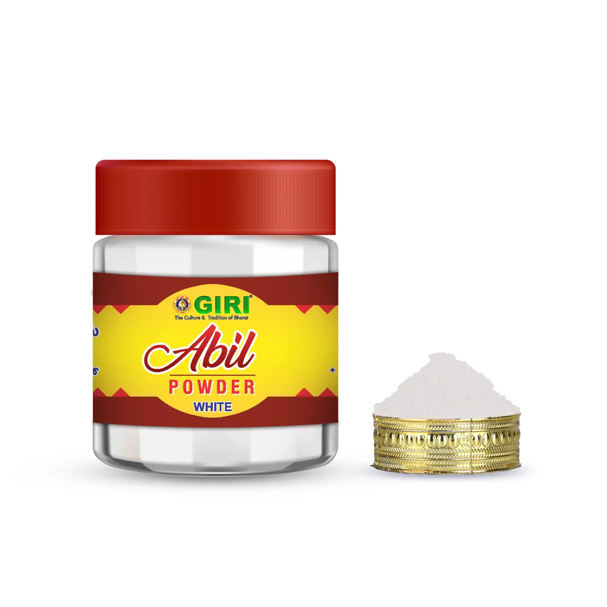 Giri Abil Powder - 50 Gms | White Colour Abil Powder for Pooja - Image 3