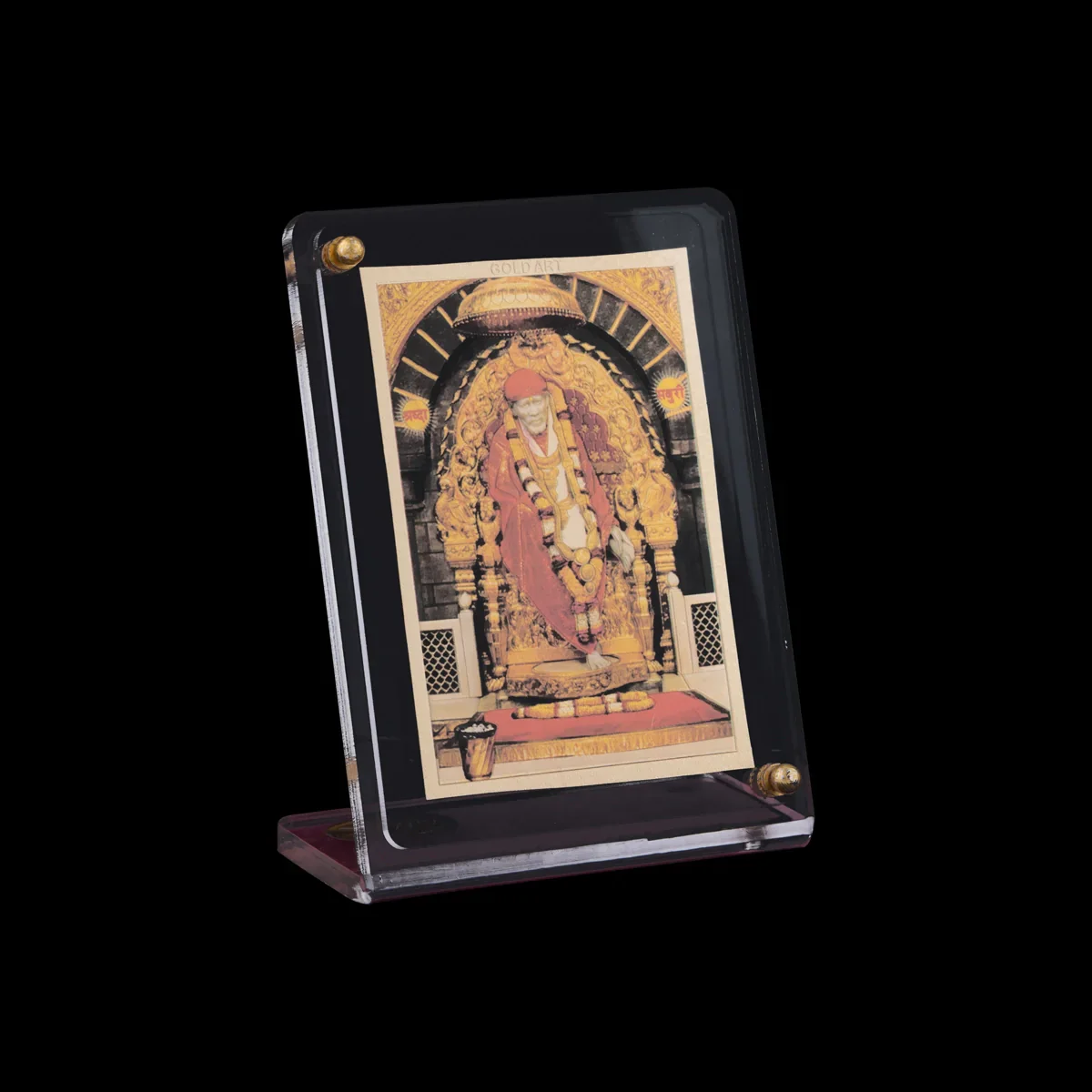 Acrylic Photo Stand - 3 x 4 Inches | Acrylic Car Dashboard Photo Stand/ Acrylic Picture Frame Stand For Car - Image 2