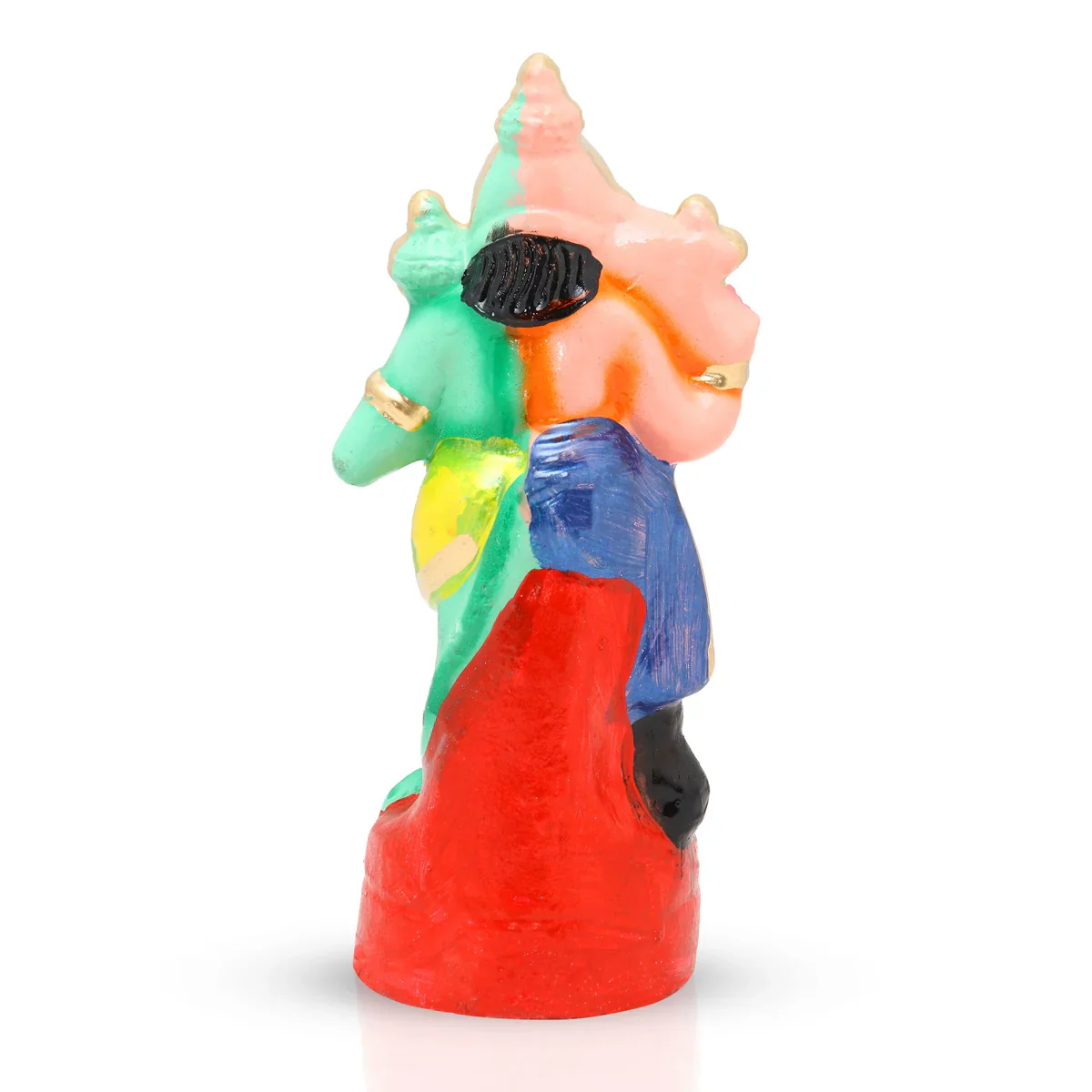 Adhyantha Prabhu Clay Golu Bommai - 9 x 3.25 Inches | Giri Golu Doll/ Navaratri Golu Bomma/Gombe/Bommai - Image 2