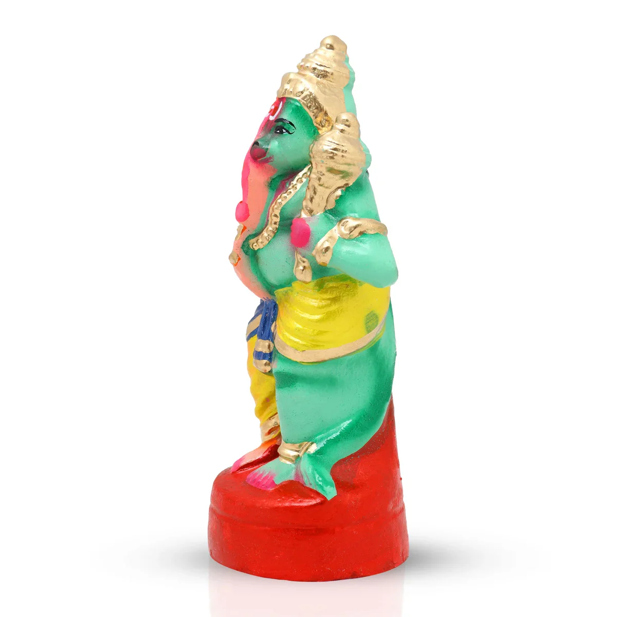 Adhyantha Prabhu Clay Golu Bommai - 9 x 3.25 Inches | Giri Golu Doll/ Navaratri Golu Bomma/Gombe/Bommai - Image 3