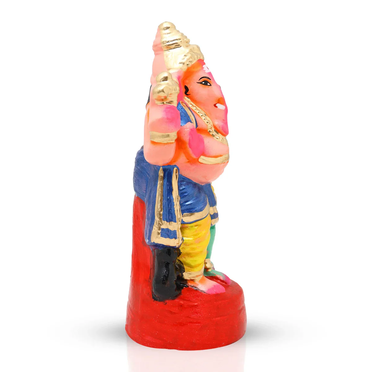 Adhyantha Prabhu Clay Golu Bommai - 9 x 3.25 Inches | Giri Golu Doll/ Navaratri Golu Bomma/Gombe/Bommai - Image 4