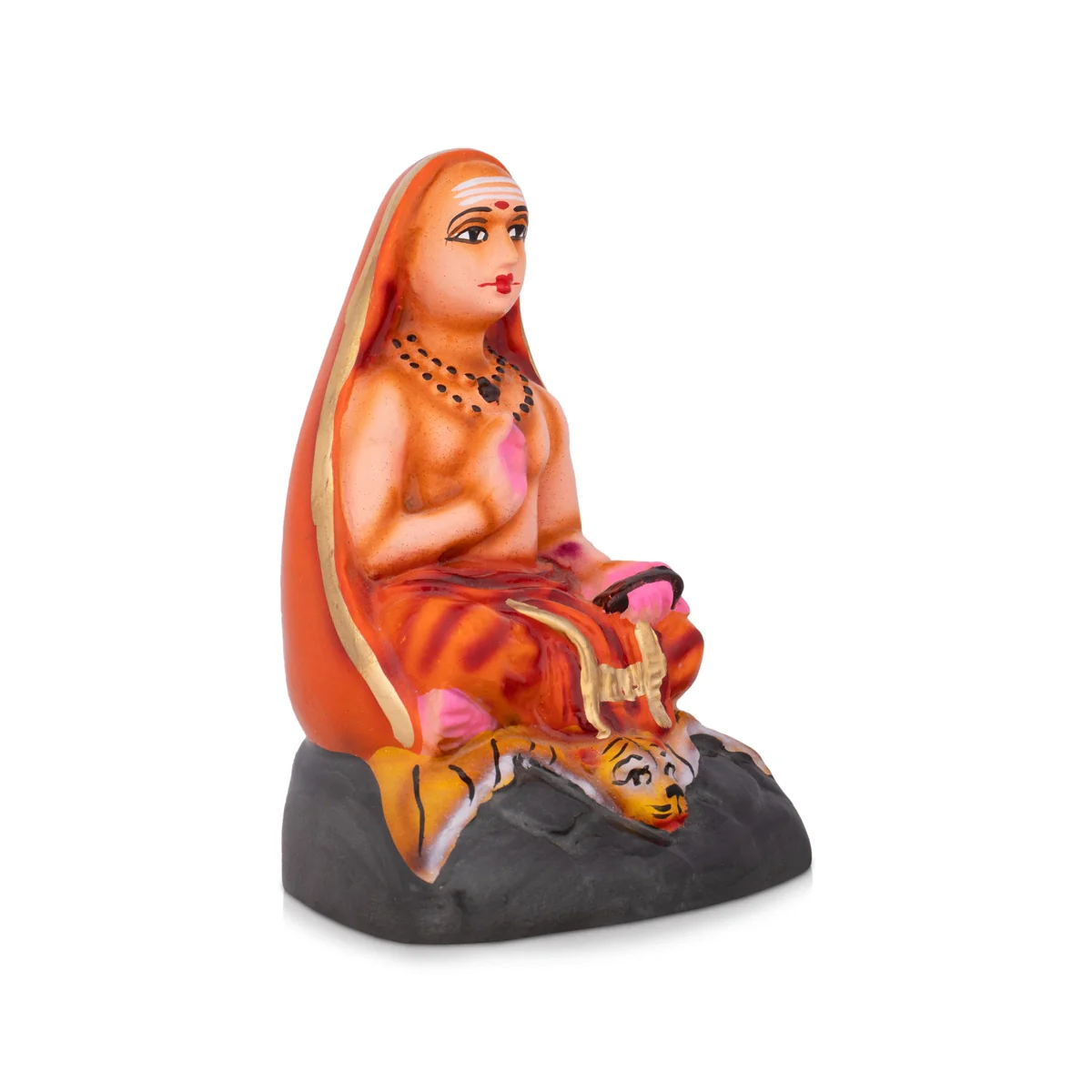 Adi Shankara Paper Mache Golu Bommai - 6 Inches | Giri Golu Doll/ Navaratri Golu Bomma/Gombe/Bommai - Image 2
