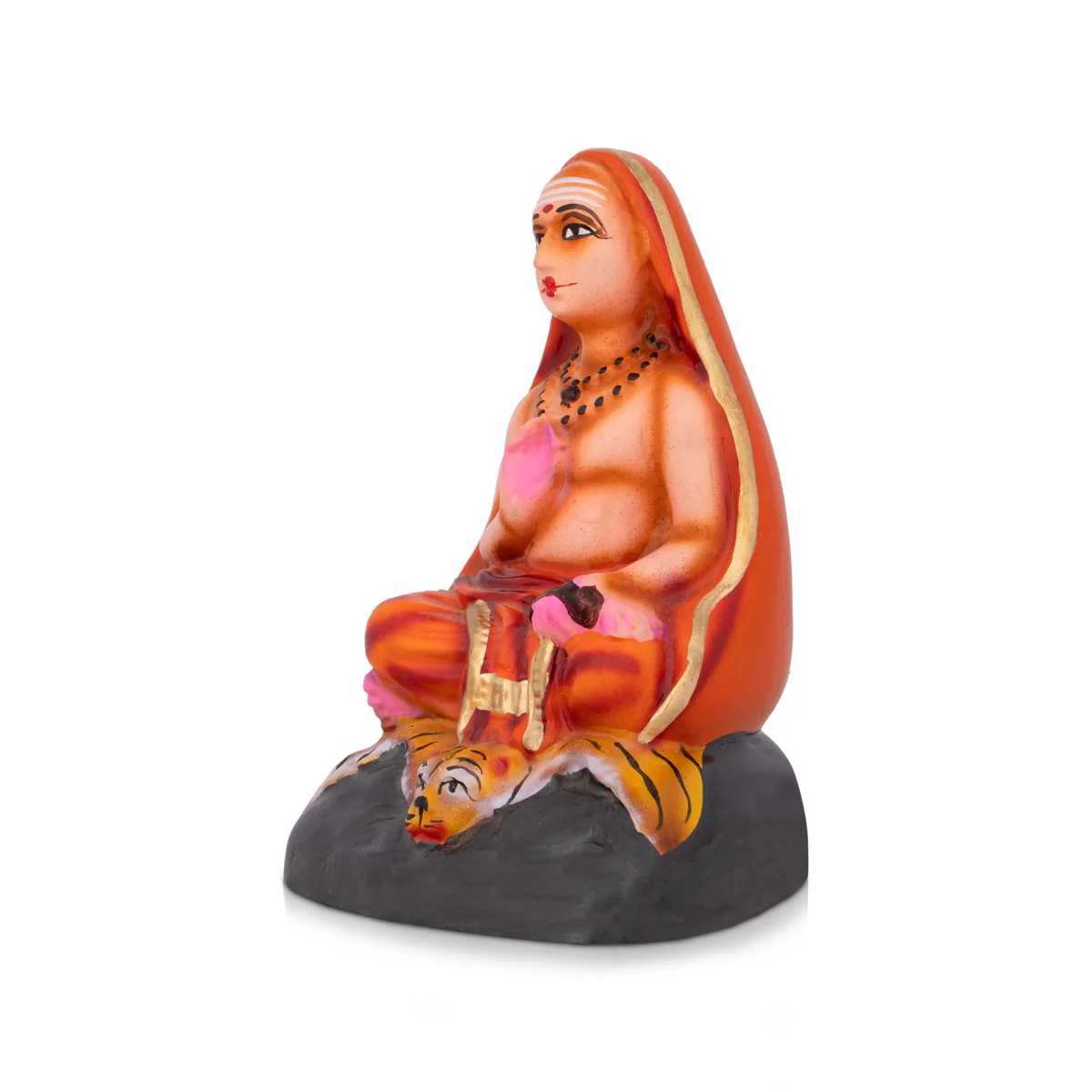 Adi Shankara Paper Mache Golu Bommai - 6 Inches | Giri Golu Doll/ Navaratri Golu Bomma/Gombe/Bommai - Image 3