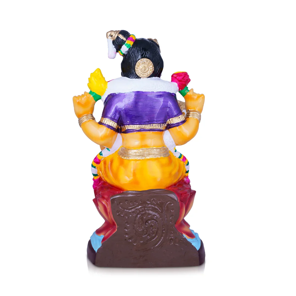 Adipura Amman Paper Mache Golu Bommai - 22 x 12 Inches | Giri Golu Doll/ Navaratri Golu Bomma/Gombe/Bommai - Image 4