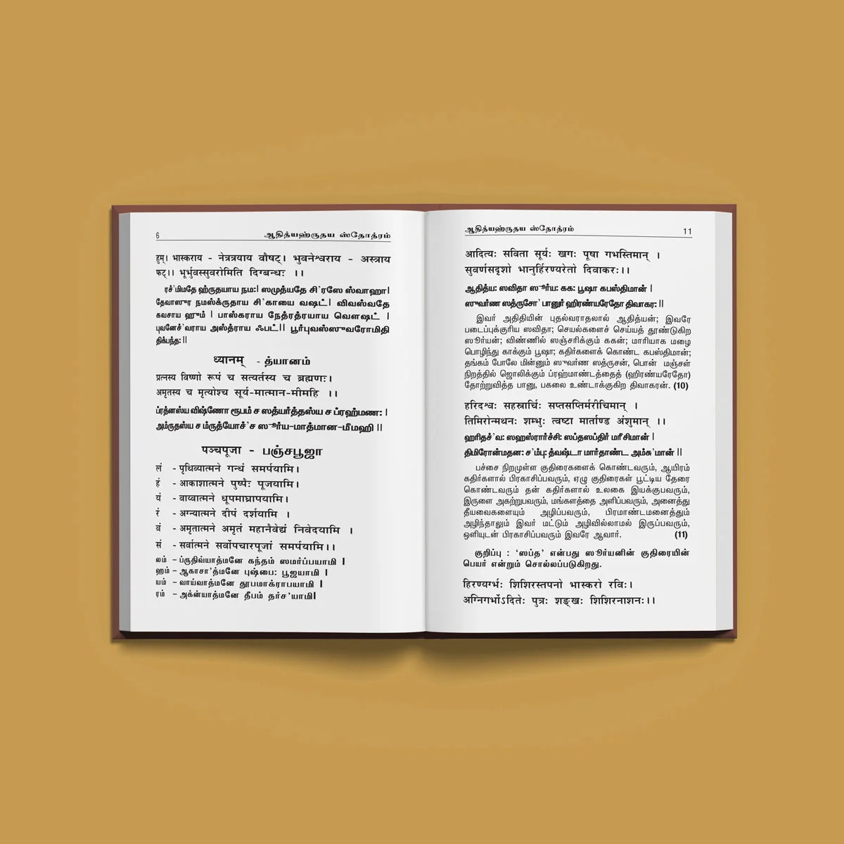 Aditya Hrudaya Stotram-Moolamum Uraiyum- Sanskrit- Tamil With Tamil Meaning | Hindu Shloka Book For Sun Worship - Image 4