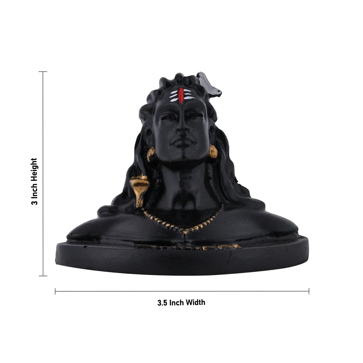 Adiyogi Shiva Statue - 3 X 3.5 Inches | Adiyogi Statue/ Resin Statue/ Adiyogi Murti For Home Decor - Image 4