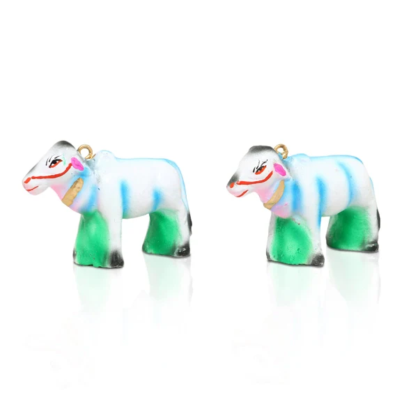 Agriculture Clay Golu Bommai Set - 5 x 2.5 Inches | Giri Golu Doll/ Navaratri Golu Bomma/Gombe - Image 8