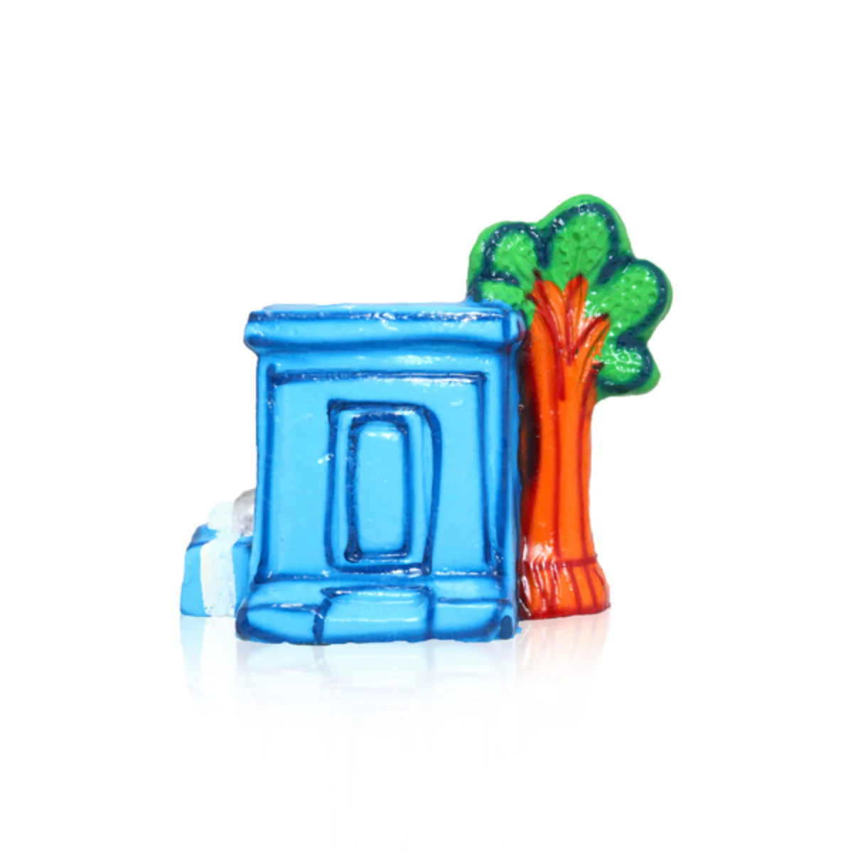 Agriculture Clay Golu Bommai Set - 7 x 7 Inches | Giri Golu Doll/ Navaratri Golu Bomma/Gombe/Bommai - Image 2