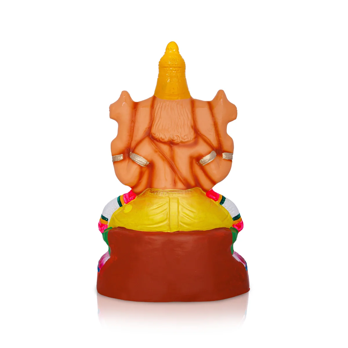 Ahobilam Narasimha Idol Clay Golu Bommai- 14 X 9 Inches | Navaratri Golu Gombe/ Giri Golu Doll/ Navratri Decor - Image 5