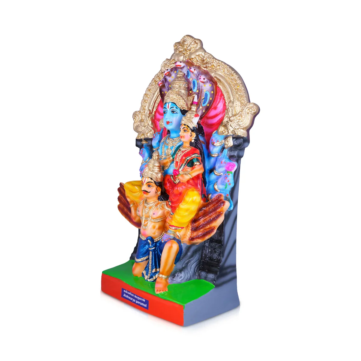 Aishwarya Perumal Paper Mache Golu Bommai - 27 x 16 Inches | Giri Golu Doll/ Navaratri Golu Bomma/Gombe/Bommai - Image 2