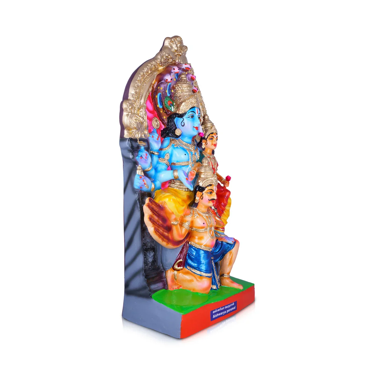 Aishwarya Perumal Paper Mache Golu Bommai - 27 x 16 Inches | Giri Golu Doll/ Navaratri Golu Bomma/Gombe/Bommai - Image 3