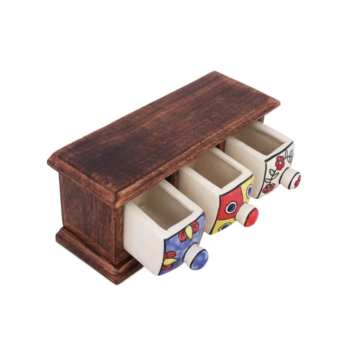 Almirah with 3 Drawer | Mini Wooden Box/ Storage Box for Home - Image 5