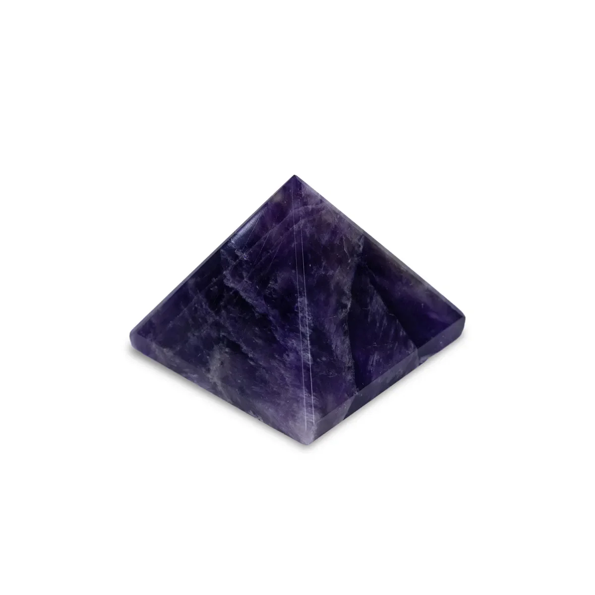 Amethyst Pyramid - 1 X 1.25 Inches | Natural Stone Pyramid/ Crystal For Vastu Balance, Feng Shui Energy & Home Pooja - Image 3