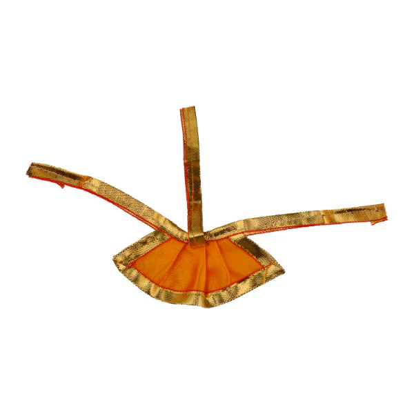 Amman Pavadai- 1.5 Inches | Satin with Jari Border Mata Poshak/ Devi Vastra for Deity/ Assorted Colour