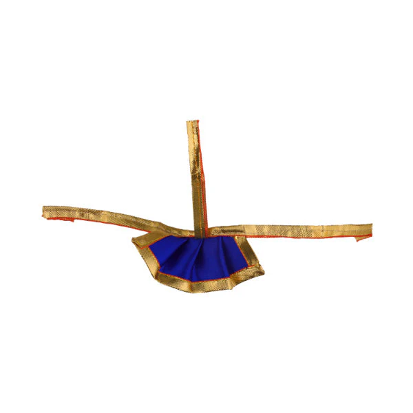 Amman Pavadai- 1.5 Inches | Satin with Jari Border Mata Poshak/ Devi Vastra for Deity/ Assorted Colour - Image 3