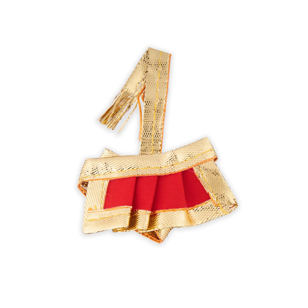 Amman Pavadai - 1 Inch | Satin Material Mata Poshak/ Devi Vastra for Deity - Image 2