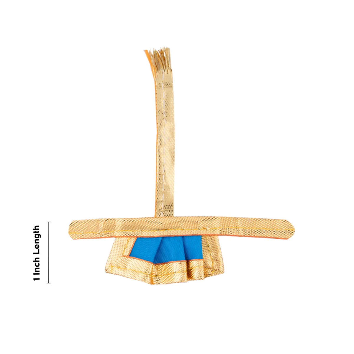 Amman Pavadai - 1 Inch | Satin Material Mata Poshak/ Devi Vastra for Deity - Image 5