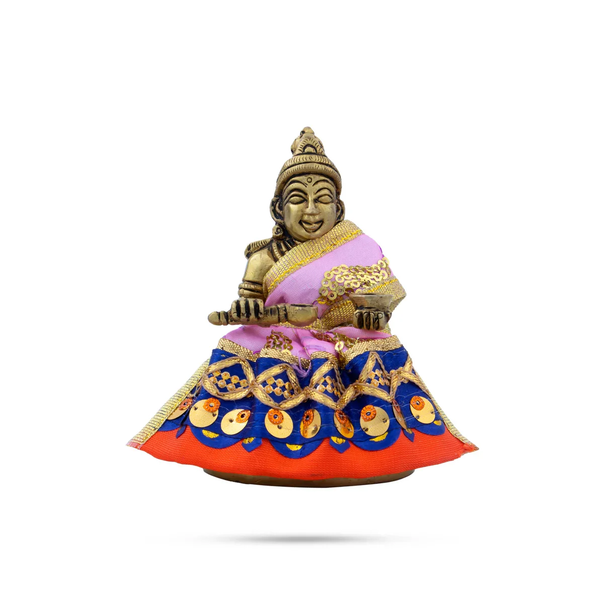 Amman Pavadai - 2 Inches | Devi Dress/ Mata Dress for Deity - Image 11
