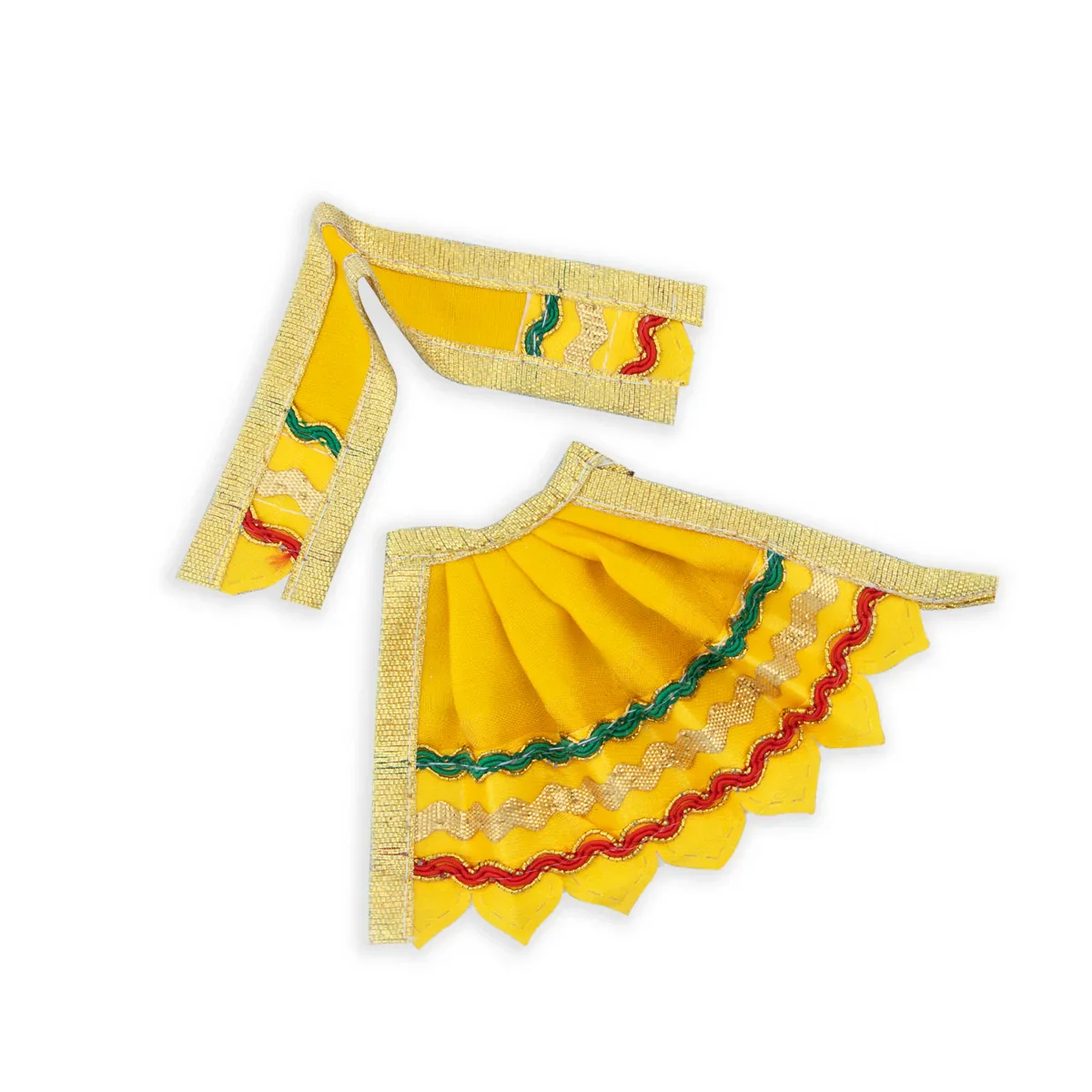 Amman Pavadai - 2 Inches | Devi Dress/ Mata Dress for Deity - Image 2