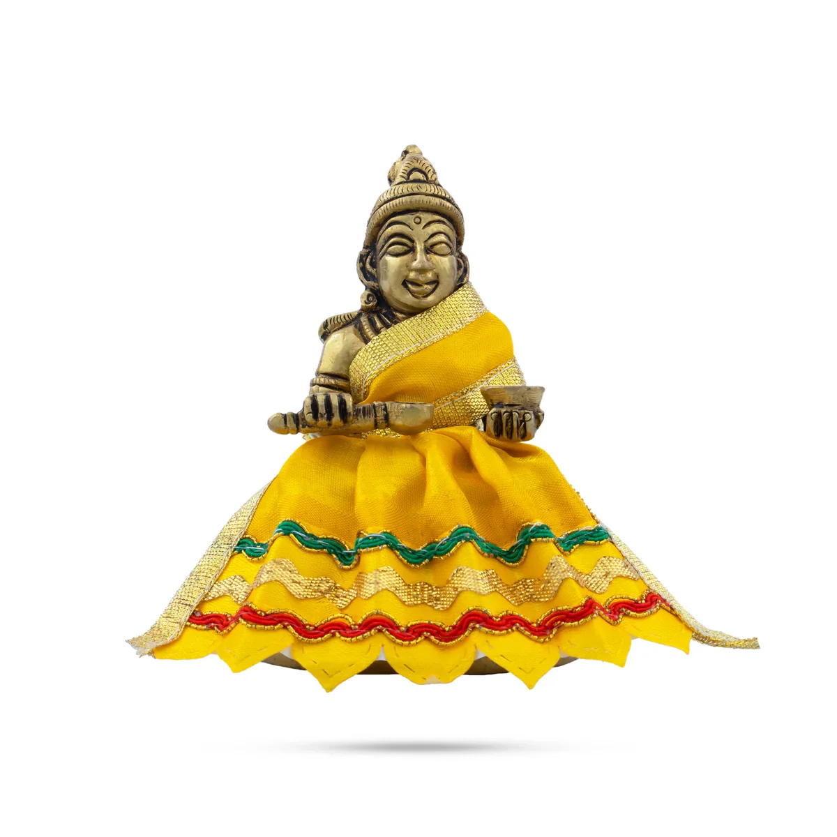 Amman Pavadai - 2 Inches | Devi Dress/ Mata Dress for Deity - Image 4