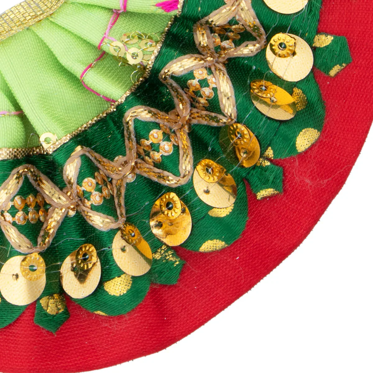 Amman Pavadai - 2 Inches | Devi Dress/ Mata Dress for Deity - Image 6
