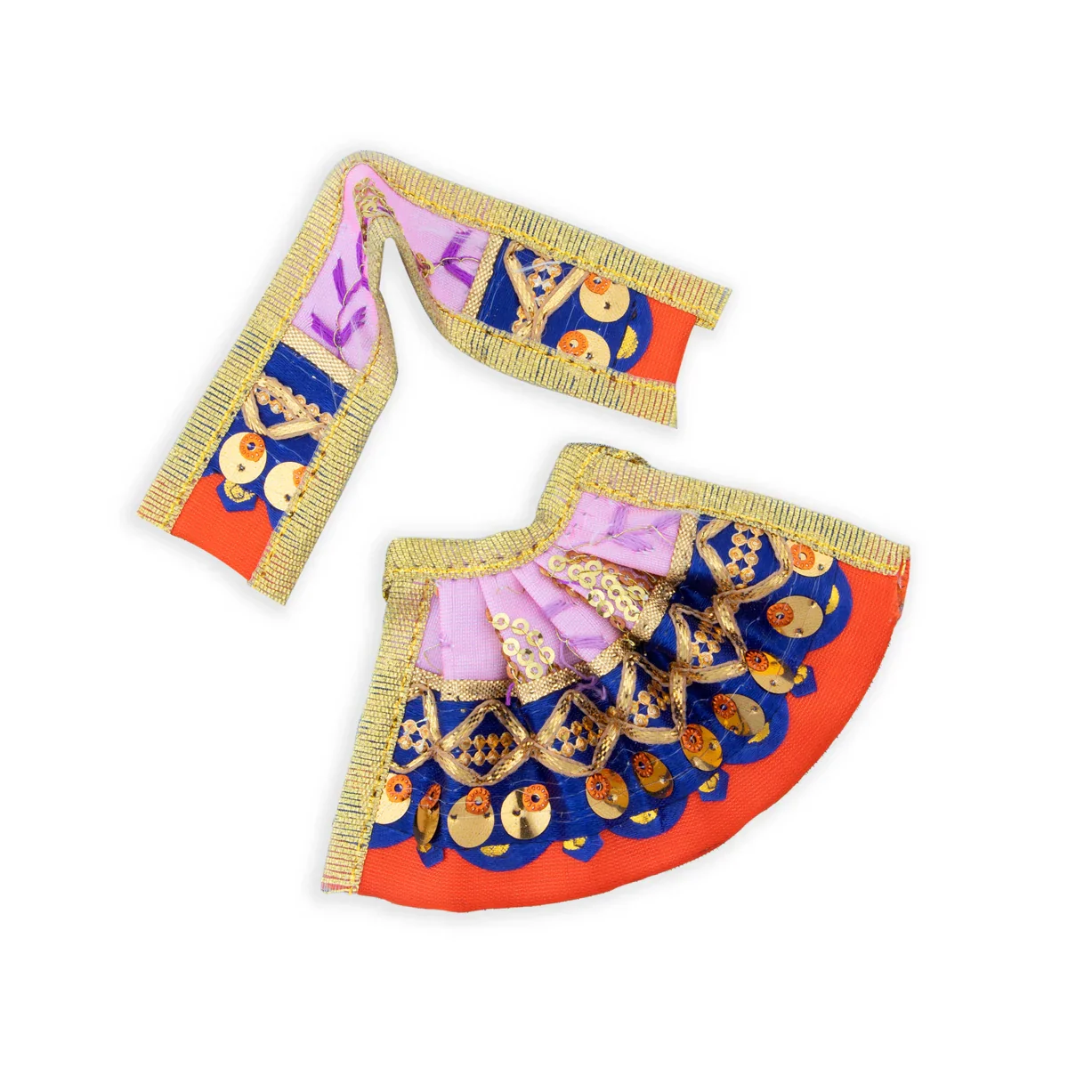 Amman Pavadai - 2 Inches | Devi Dress/ Mata Dress for Deity - Image 9