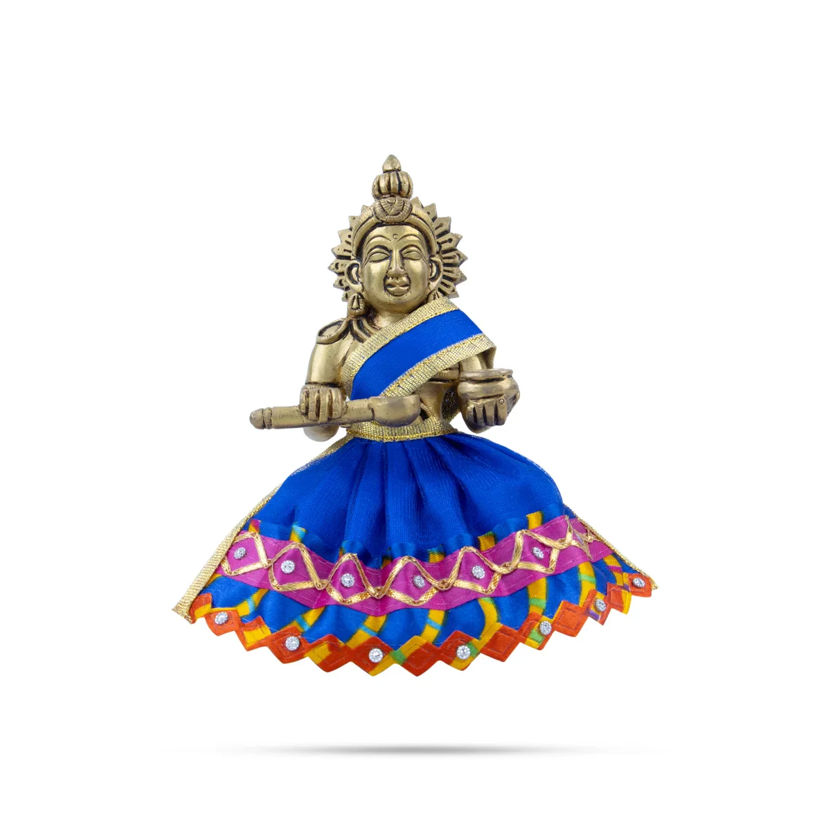 Amman Pavadai - 3 Inches | Devi Dress/ Mata Dress for Deity - Image 10