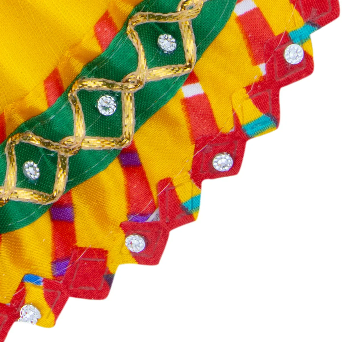 Amman Pavadai - 3 Inches | Devi Dress/ Mata Dress for Deity - Image 12