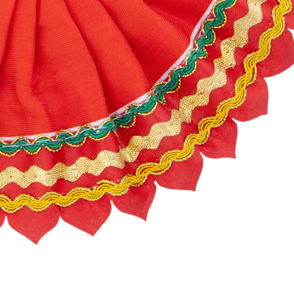 Amman Pavadai - 3 Inches | Devi Dress/ Mata Dress for Deity - Image 3