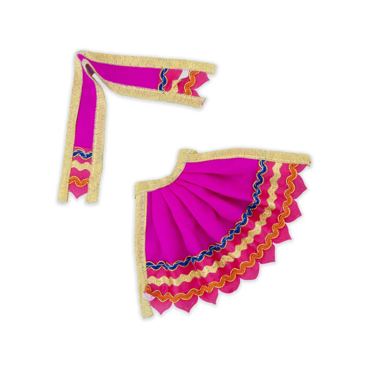 Amman Pavadai - 3 Inches | Devi Dress/ Mata Dress for Deity - Image 5