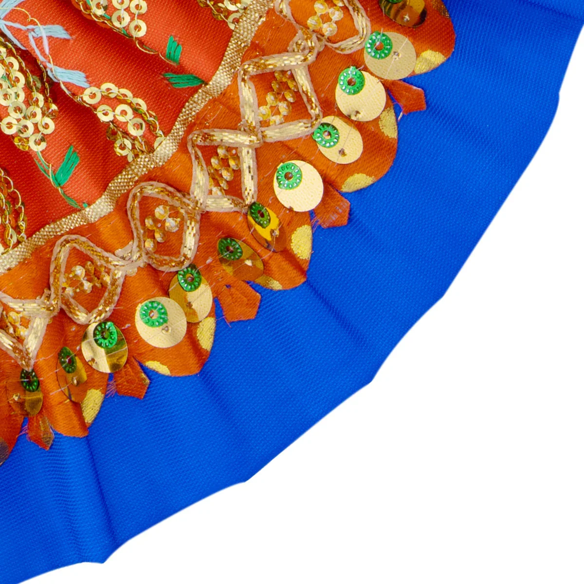 Amman Pavadai - 4 Inches | Devi Dress/ Mata Dress for Deity - Image 4