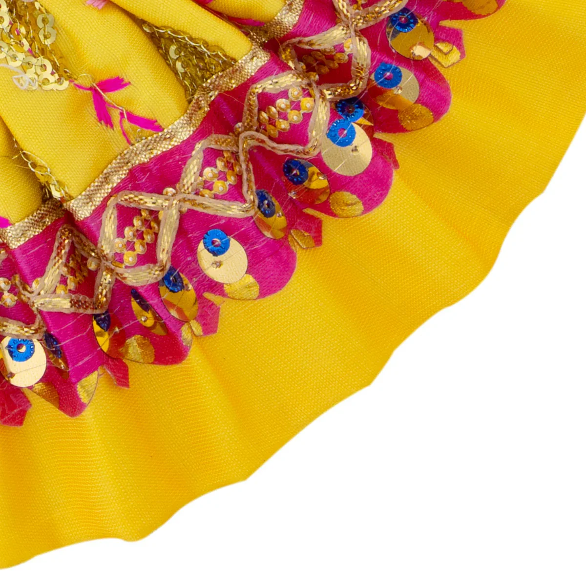 Amman Pavadai - 4 Inches | Devi Dress/ Mata Dress for Deity - Image 6