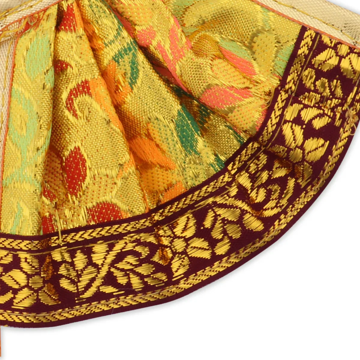 Amman Pavadai | Fancy Amman Dress Mata Dress for Deity/ Assorted Colour - Image 12