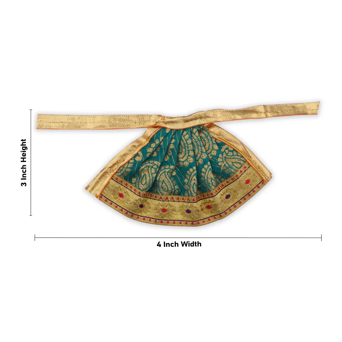 Amman Pavadai | Fancy Amman Dress Mata Dress for Deity/ Assorted Colour - Image 15