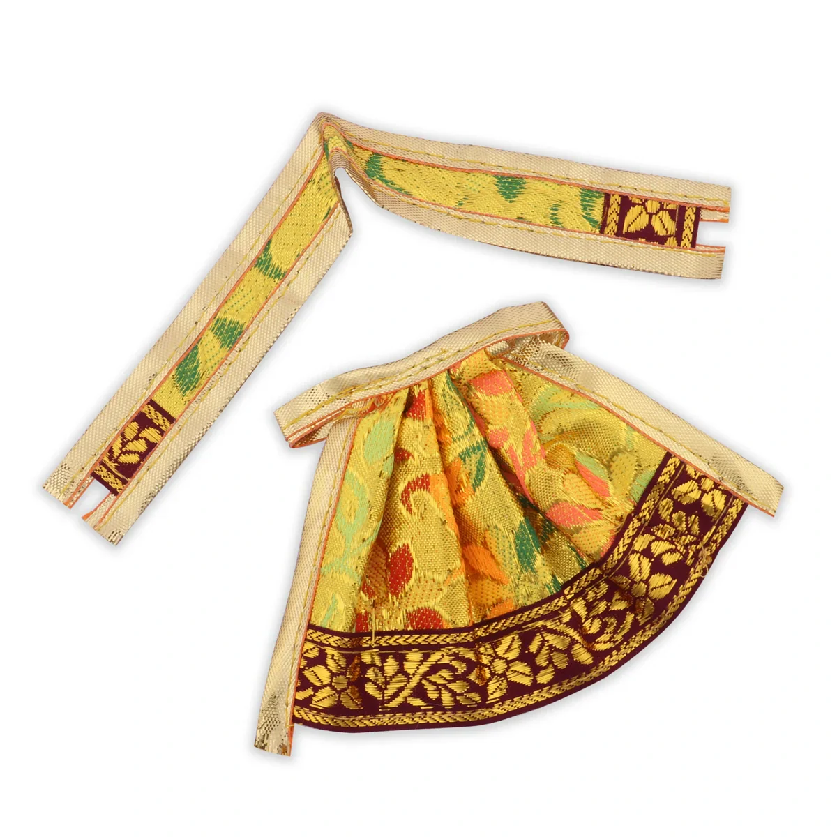 Amman Pavadai | Fancy Amman Dress Mata Dress for Deity/ Assorted Colour - Image 5