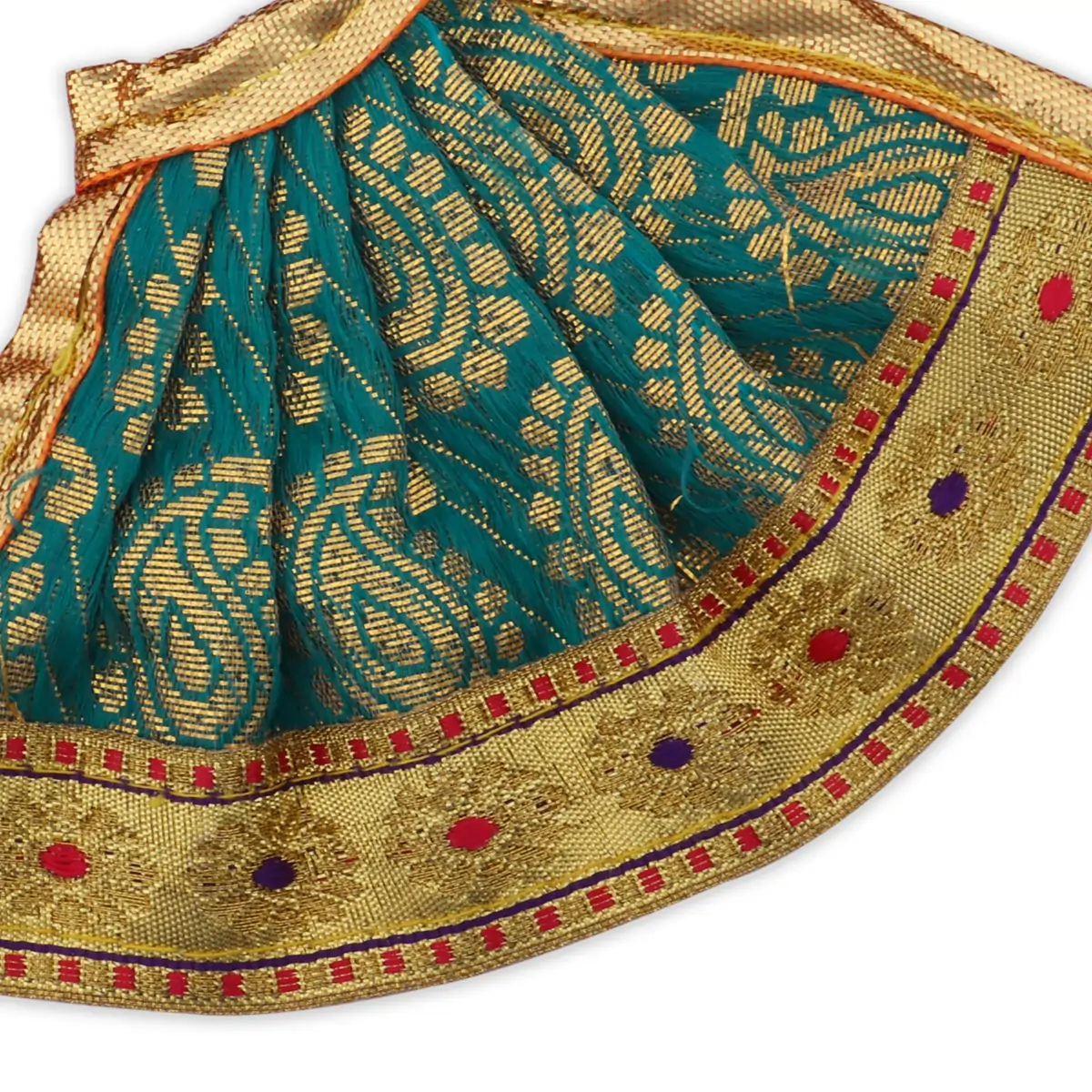 Amman Pavadai | Fancy Amman Dress Mata Dress for Deity/ Assorted Colour - Image 8
