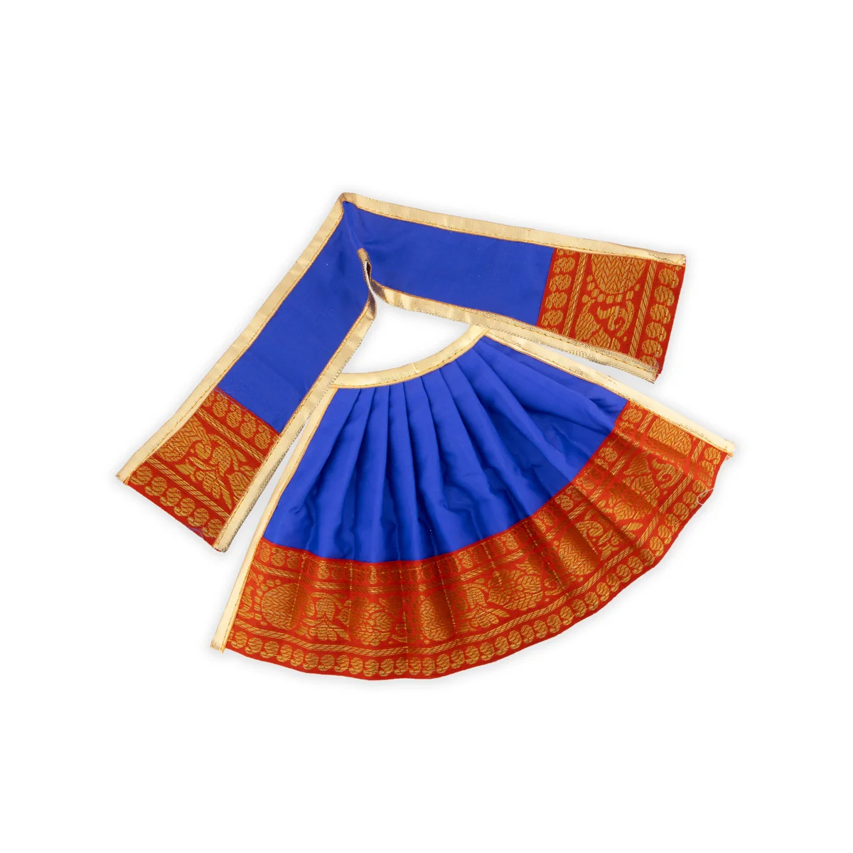 Devi Dress - 7 Inches | Karishma Apoorva Mata Clothes/ Jari Border Mata Dress for Deity/ Assorted Colour - Image 13