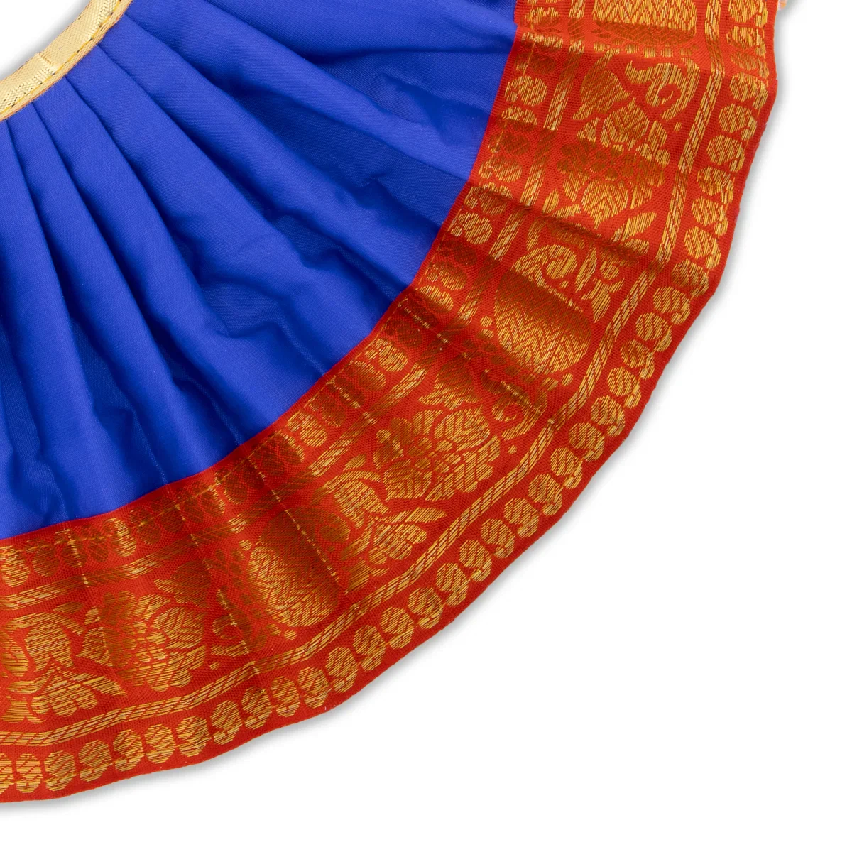 Devi Dress - 7 Inches | Karishma Apoorva Mata Clothes/ Jari Border Mata Dress for Deity/ Assorted Colour - Image 14